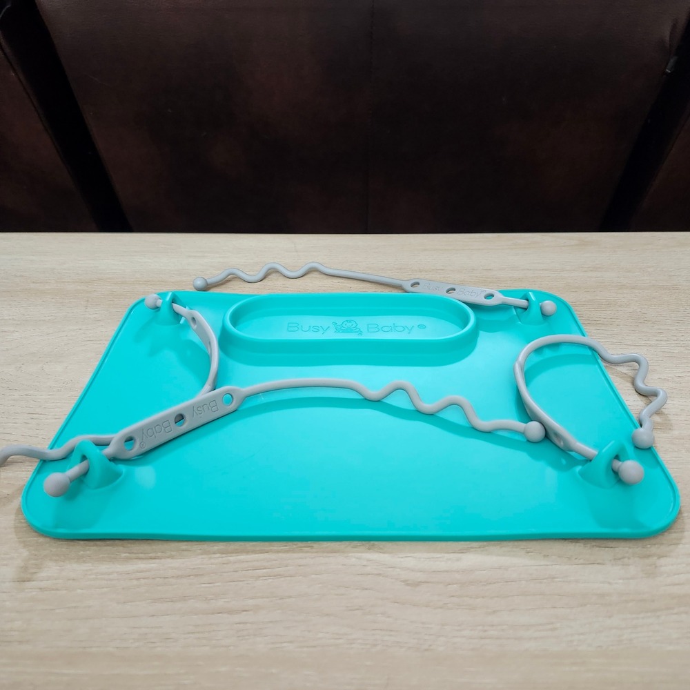 Busy Baby Mat‎ Silicone Suction Toddler Baby Travel Portable Snack Tray - Picture 6 of 7